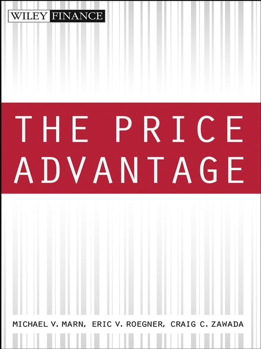Title details for The Price Advantage by Michael V. Marn - Available